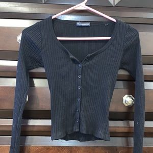 Brandy Melville Zelly Ribbed Long Sleeve Top